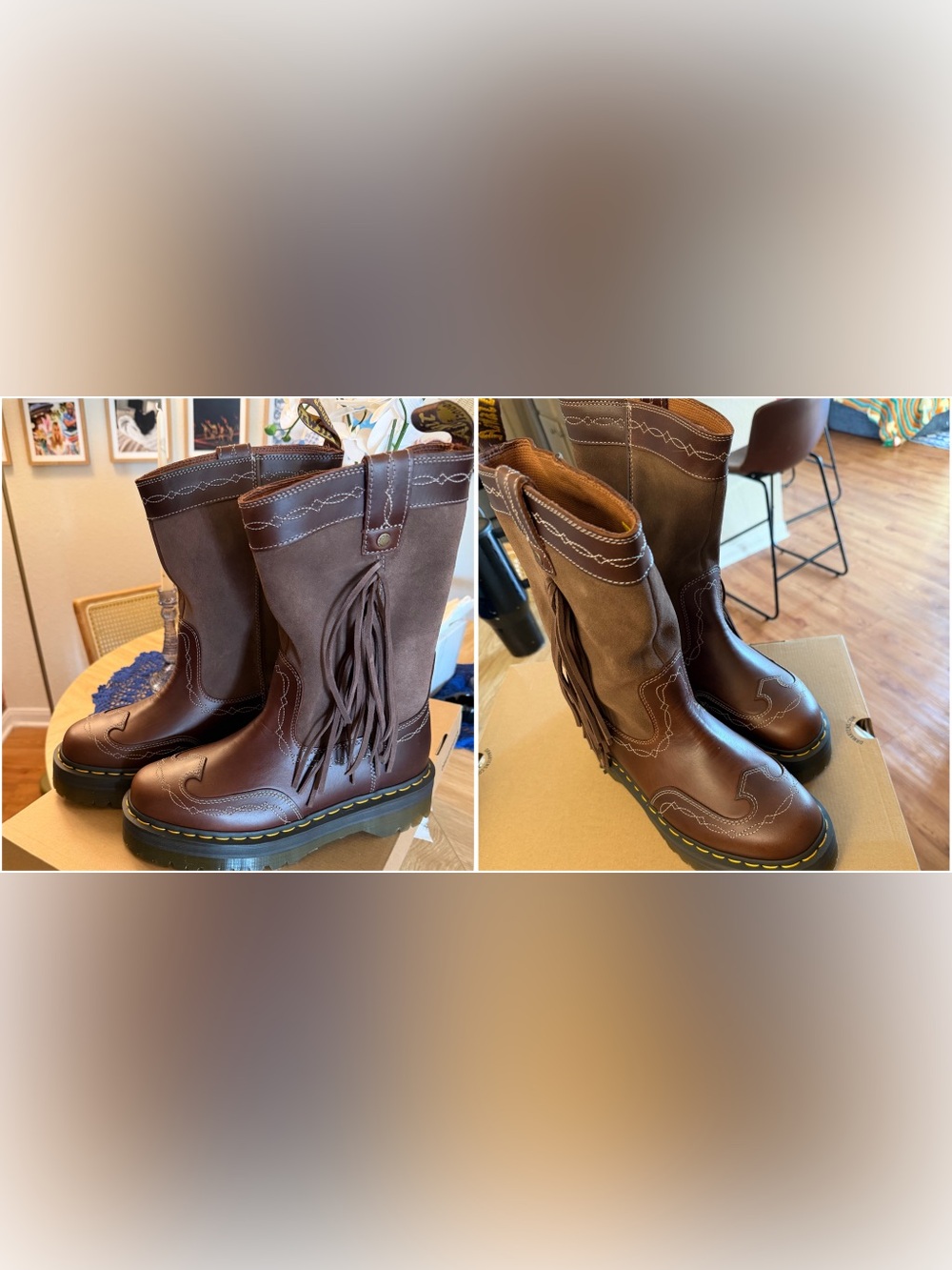 Dr. Martens Fusion Fringe Mid Boots